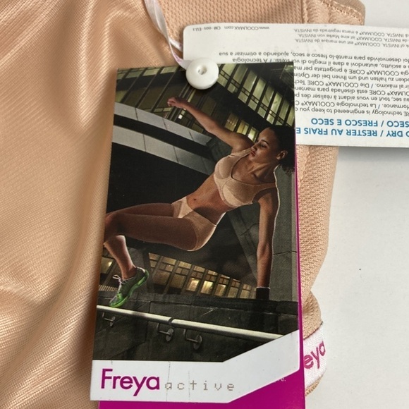 Freya Active NWT Core Underwire Supportive Sports Bra Tan Cream 36J Gym Workout - Picture 6 of 13